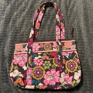 Vera Bradley Mod Floral Pink (Fall 2007) Little Betsy tote